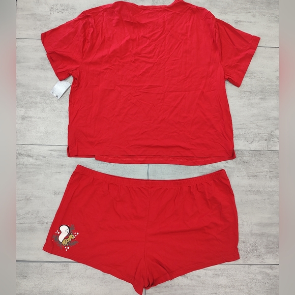 Disney Parks Women's Red Minnie Mouse Christmas Pajama Set 3XL NWT - Picture 11 of 13